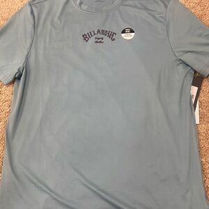 Billabong Men's Blue Short Sleeve Swimming T-Shirt